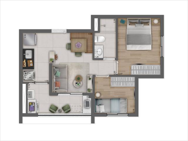 #KV0021 - Apartamento para Venda em São Paulo - SP